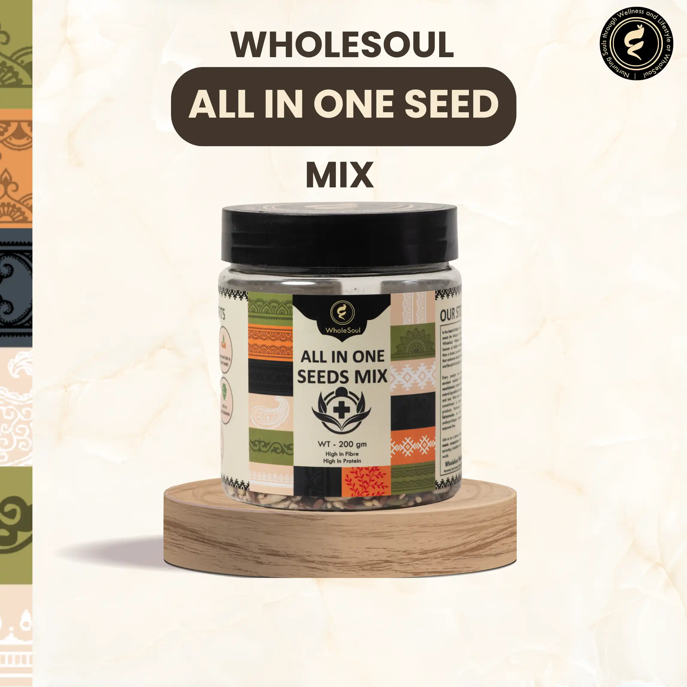 WholeSoul All-in-One Seeds Mix – Superfood Blend for Immunity